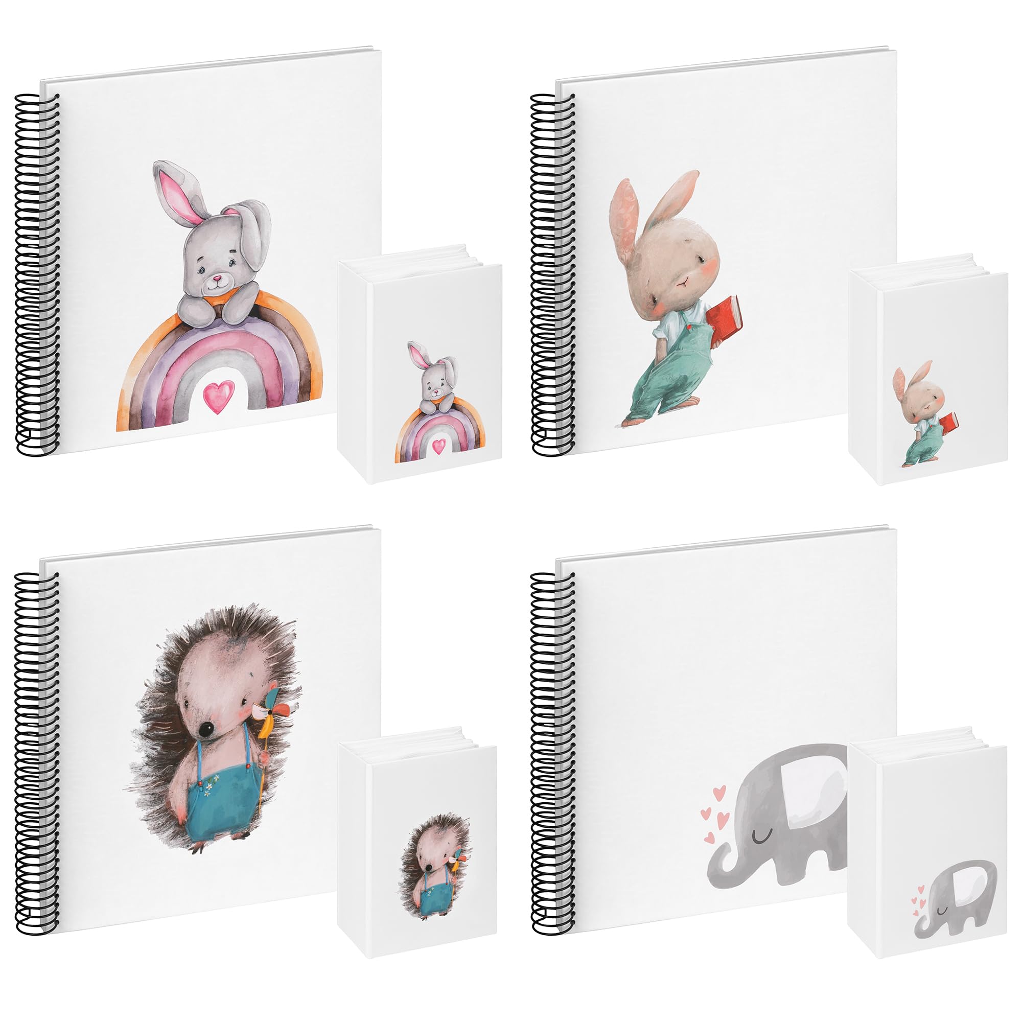 Walther Design SA-133 album photo spirale éléphant 25x25 cm