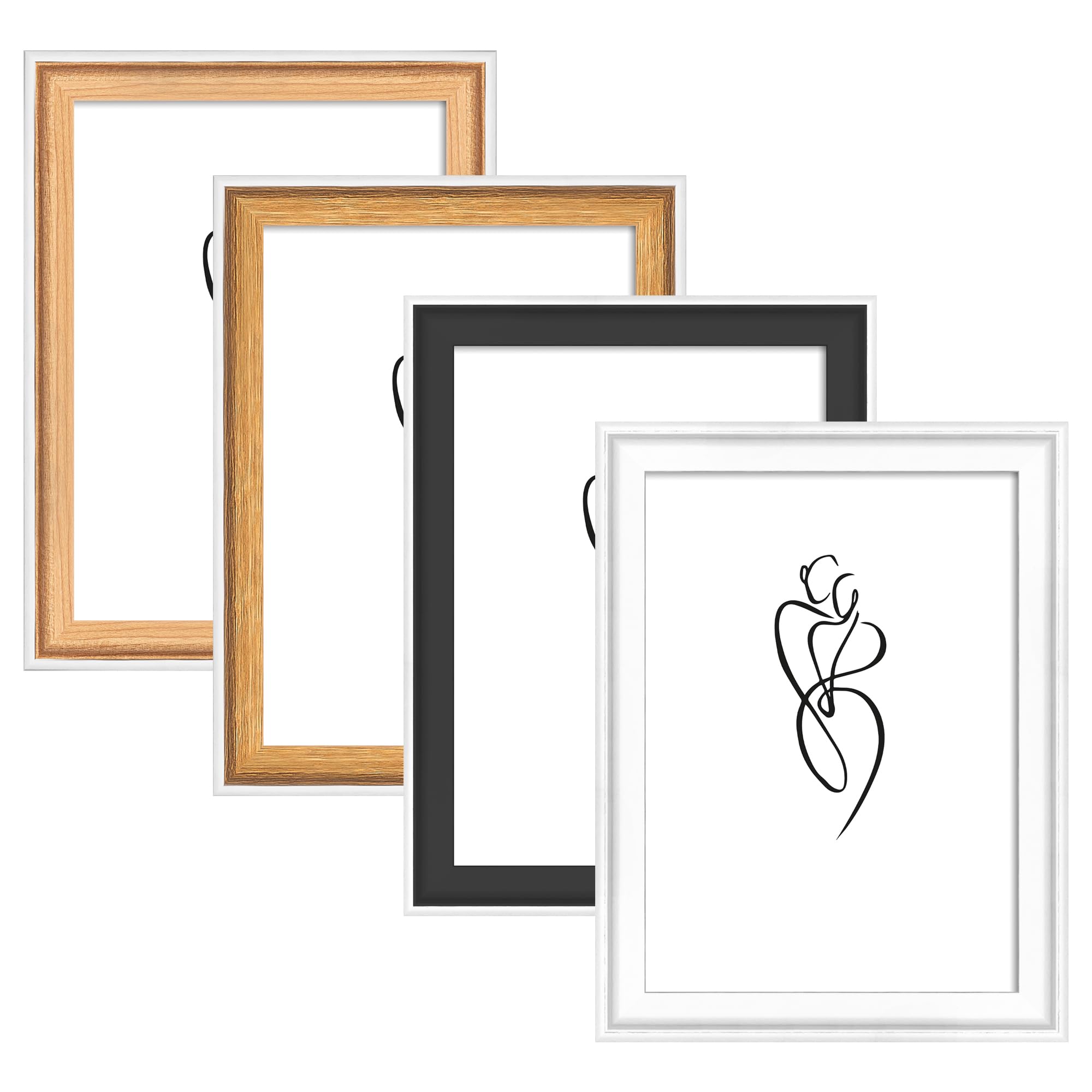 walther design Silhouette NW418H cadre photo multiple naturel 4x13x18 cm