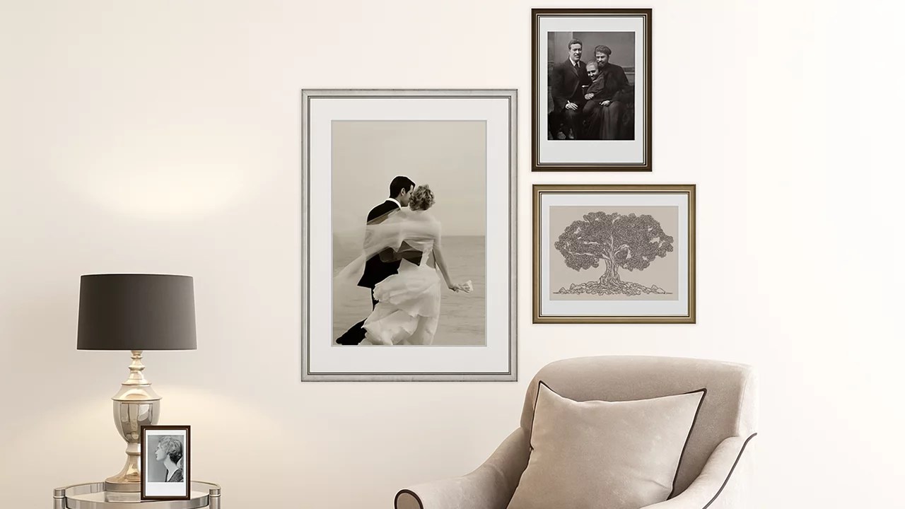 Nielsen Design Ascott cadre photo bois filet doré