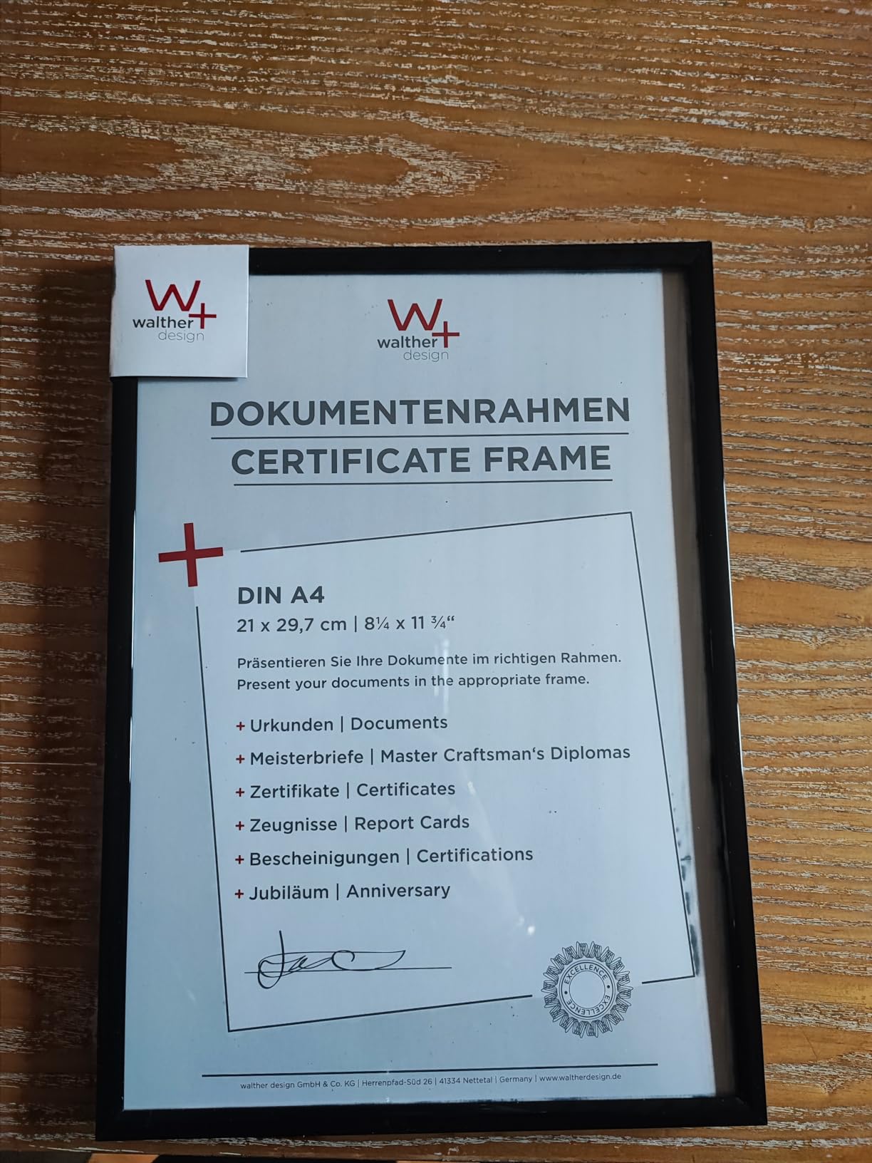 Walther Design New Lifestyle KV030G cadre photo or 20x30 cm