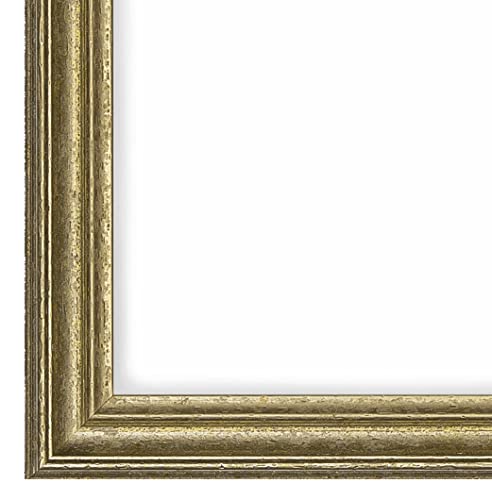 FRAMO N°085 cadre photo baroque vieux-argent 10x20 cm