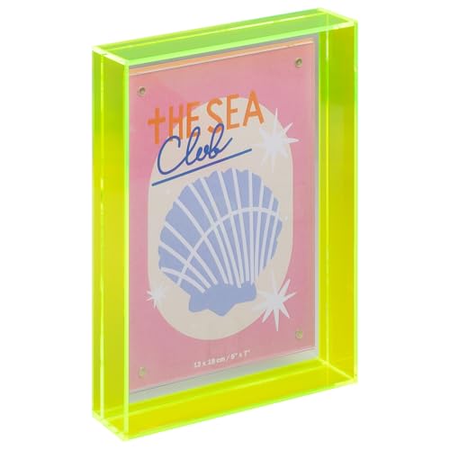 walther design Summertime TC318I cadre jaune fluo 13x18
