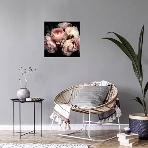 Ceanothe Fleur Romantique tableau toile 45x45 cm HD