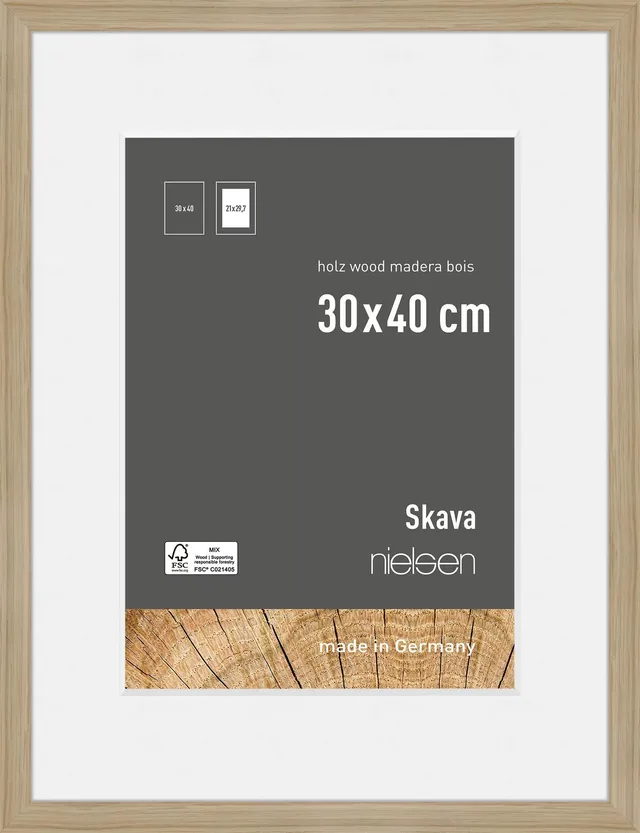 Nielsen Design Skava cadre photo bois pin passe-partout