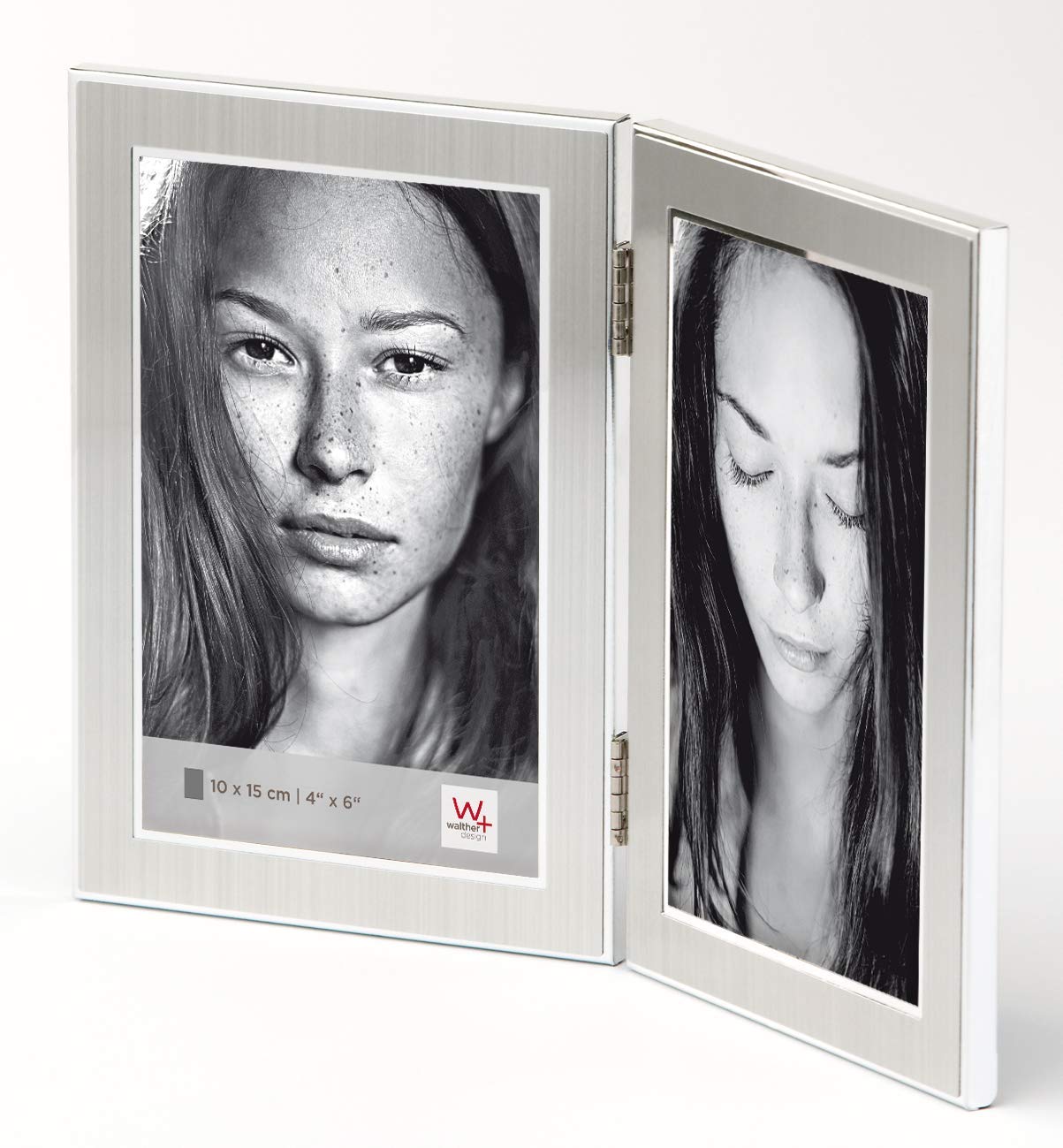 walther design Jazz PJ015S cadre portrait argent 10x15 cm