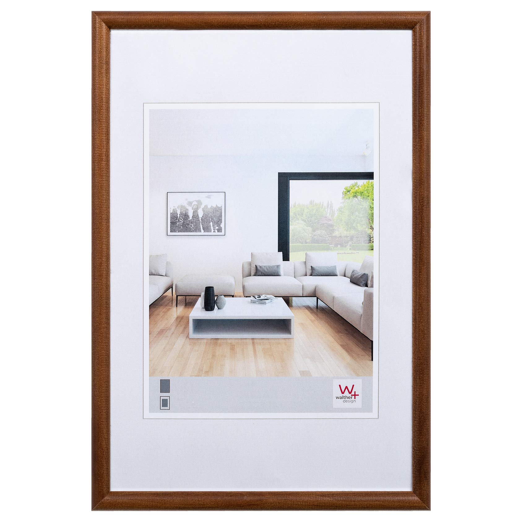 walther design Bozen HZ015V cadre bois 10x15 blanc polaire