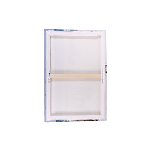 Ceanothe tableau toile loup blanc 45x65 cm