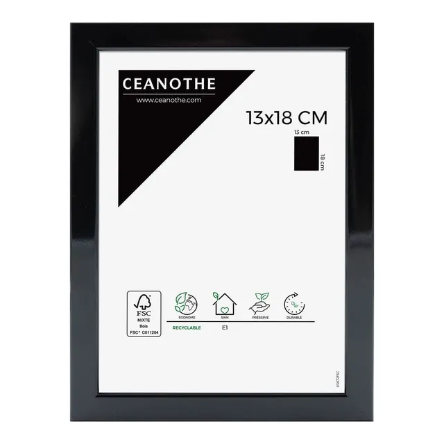 Ceanothe Brio River cadre photo noir 10x15 cm