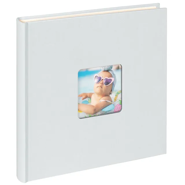 walther design Fun FA-205-BL album photo 26x25 cm bleu clair fenêtre