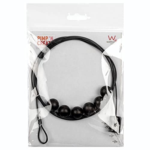 walther design Pimp Create MD155B corde photo noire 1,5 m aimants