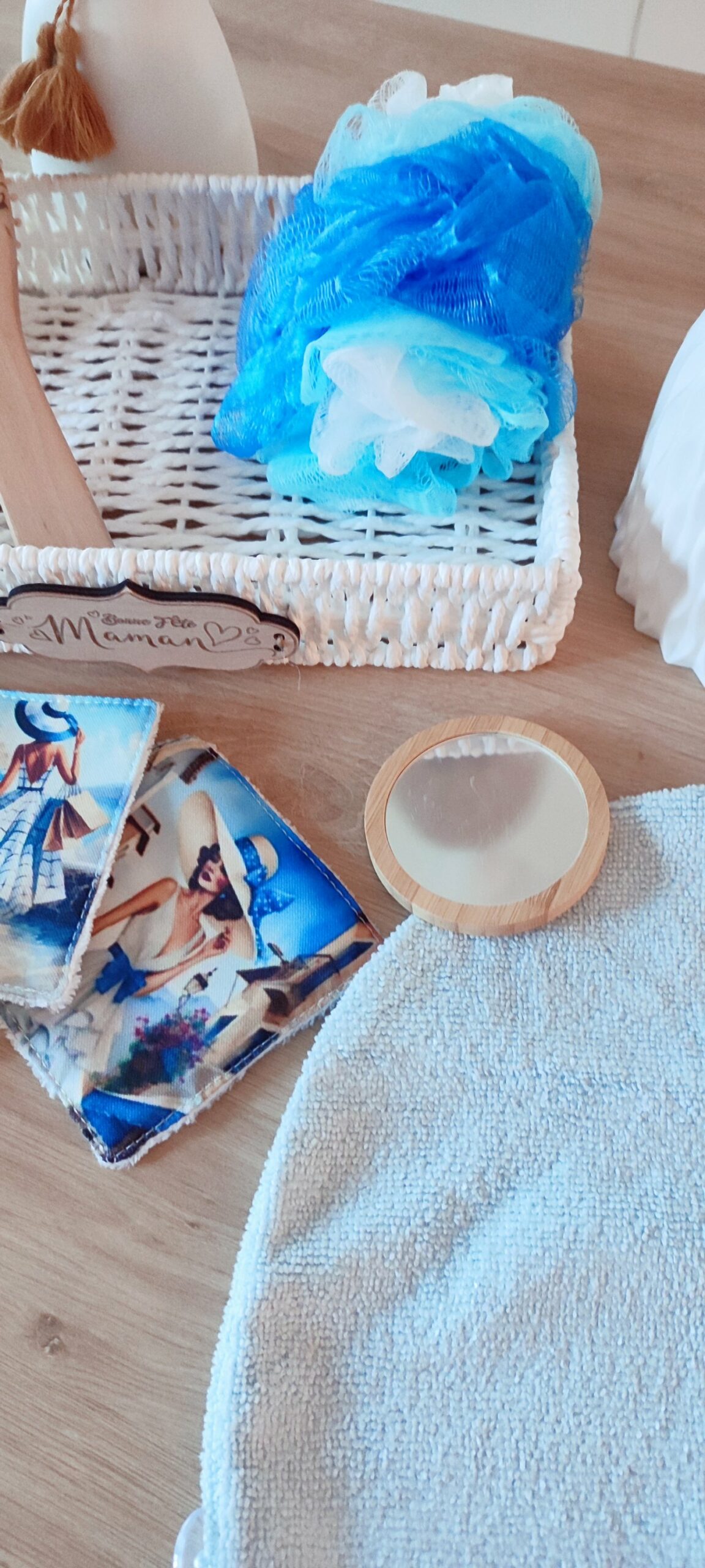 Creat’Angel Corbeille Soins Beauté coffret bleu