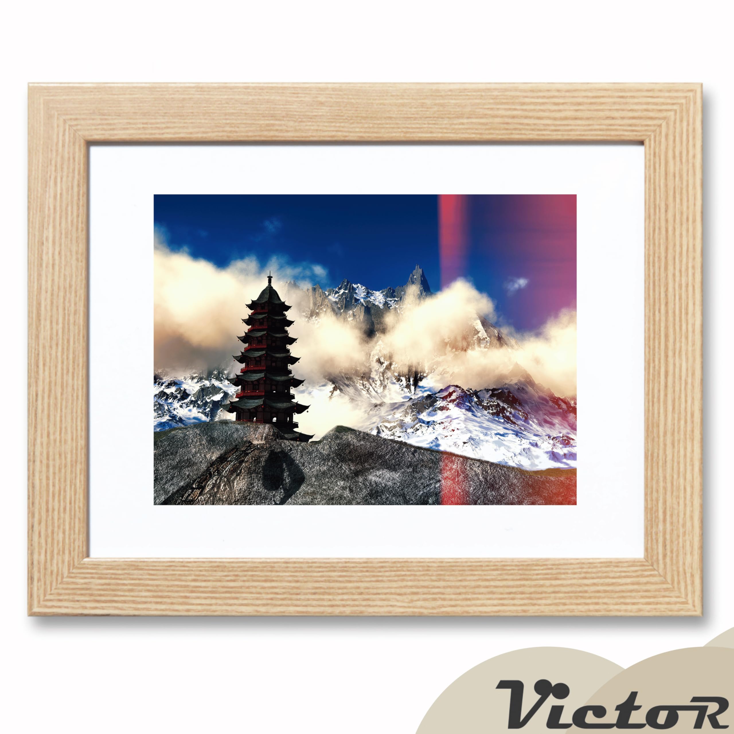 Victor Richter cadre photo beige 18x24 cm passe-partout 13x18