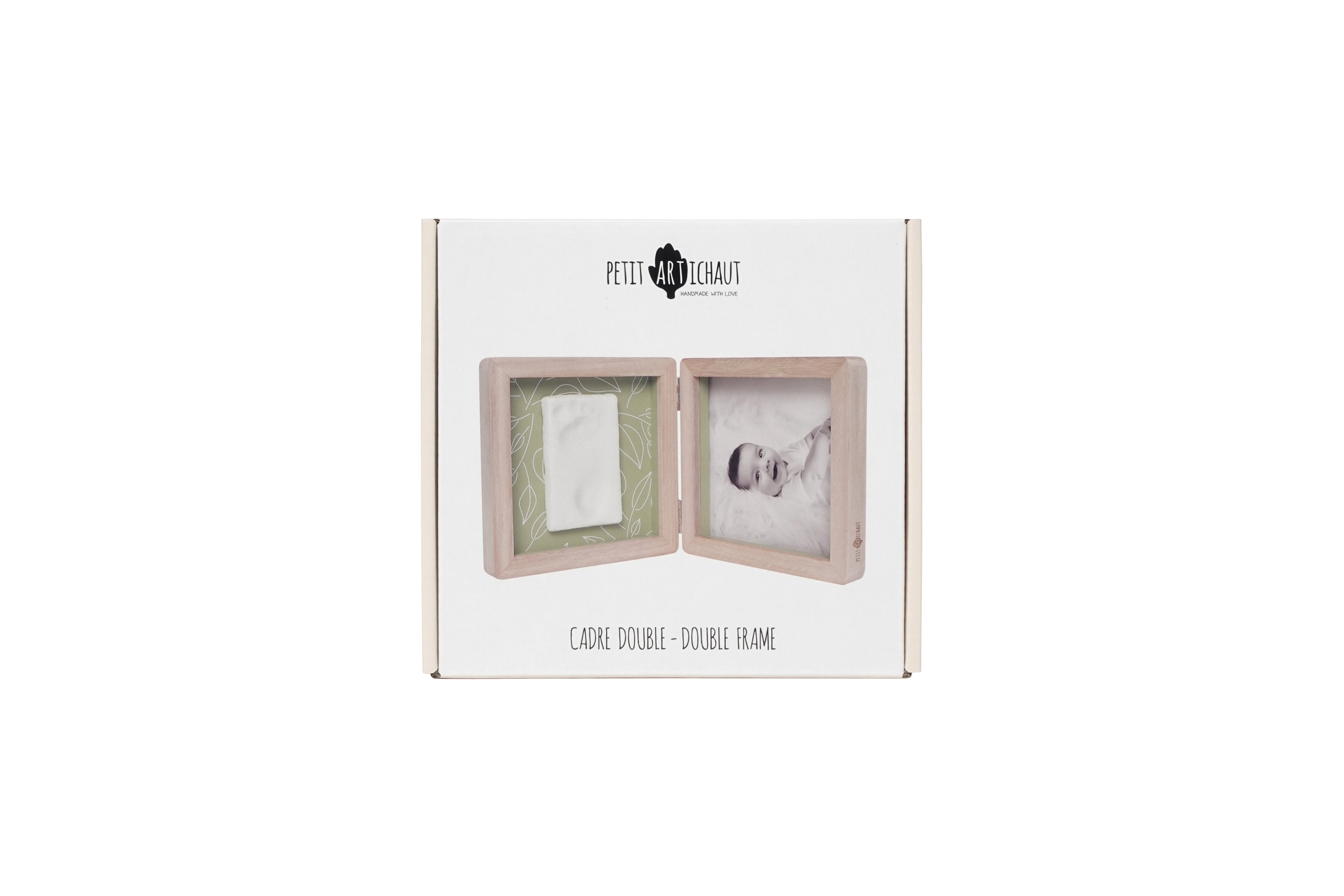 Petit Artichaut Double Frame Olive Tree cadre empreinte vert