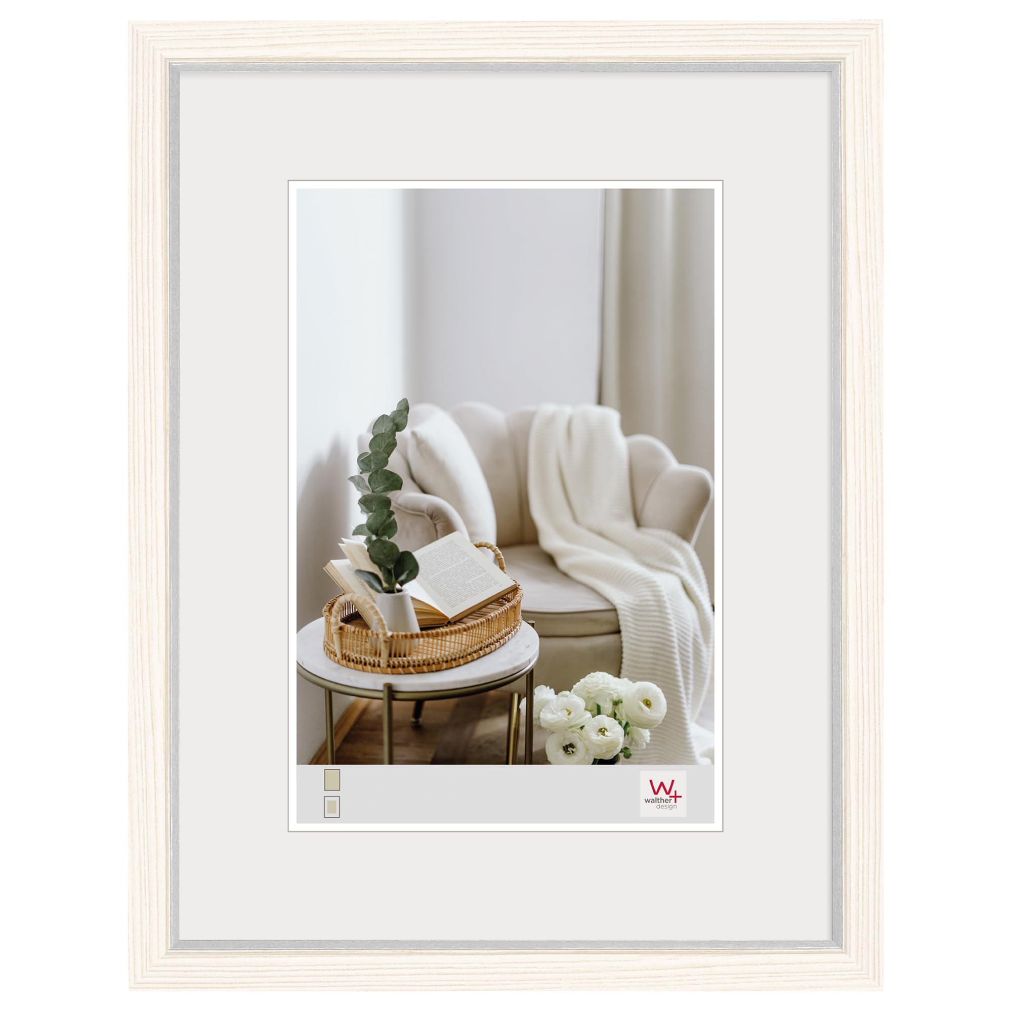 walther design Hygge NC050E cadre photo 40x50 cm chêne