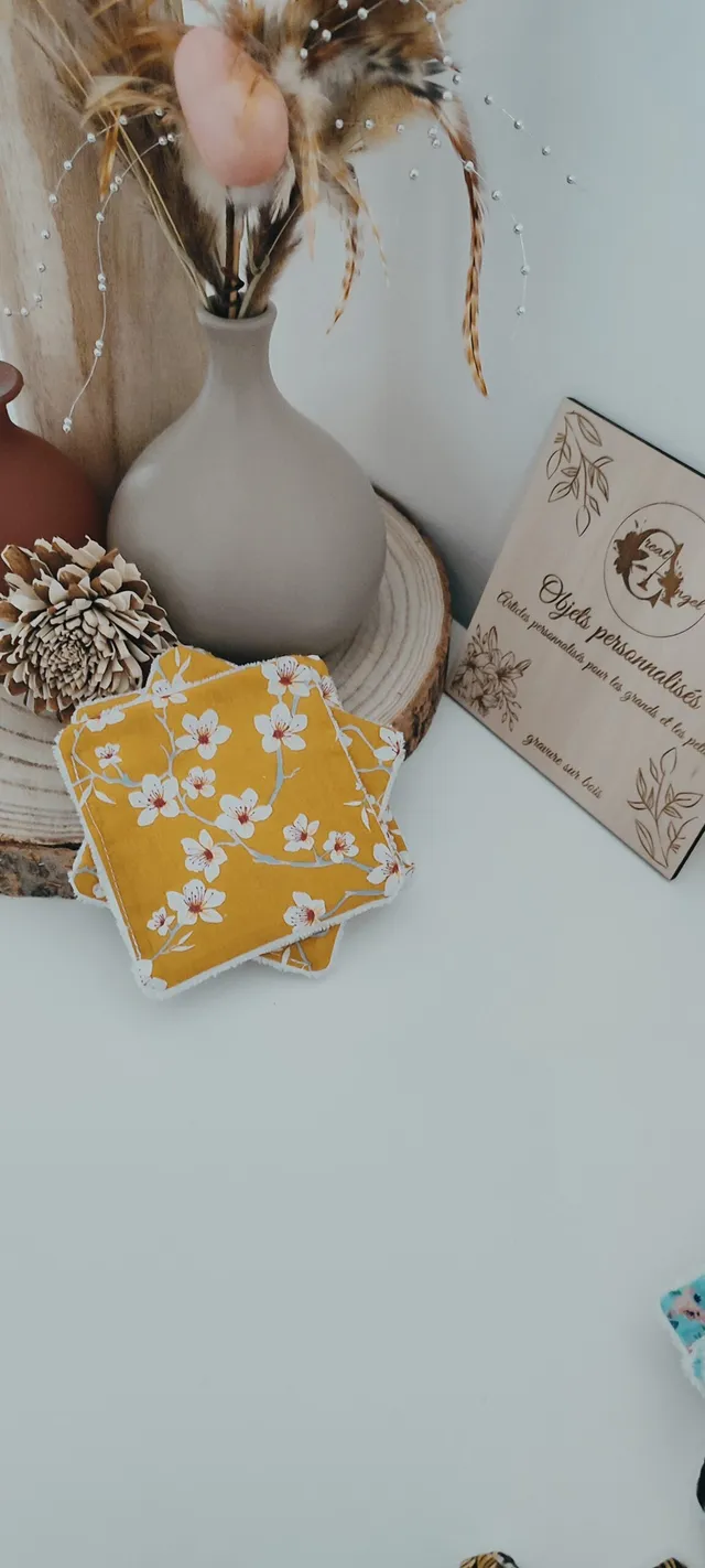 Creat'Angel lingettes démaquillantes lavables lot 5