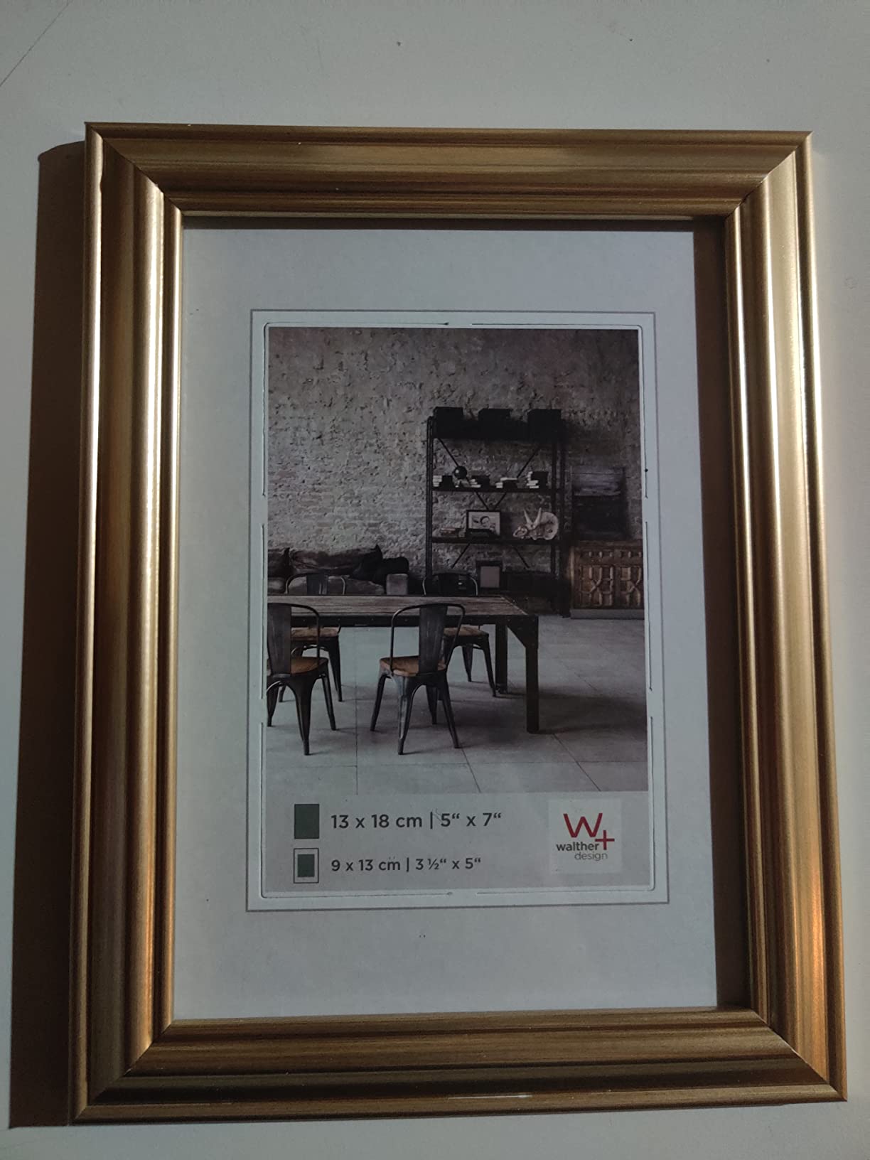 walther design Lounge JA130D cadre photo 21x30 cm acier
