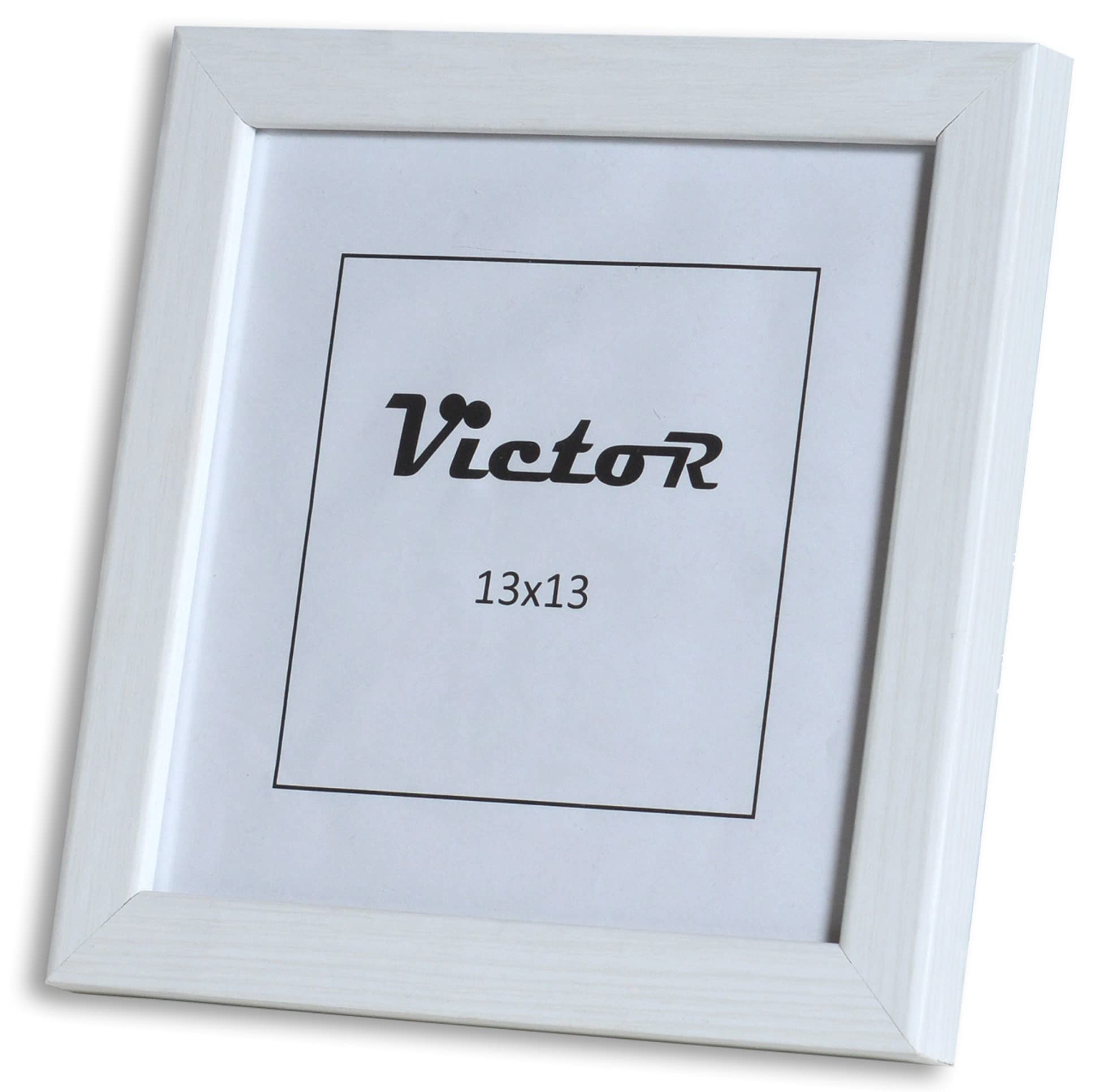 Victor Klee cadre photo 13x13 cm blanc bois moderne