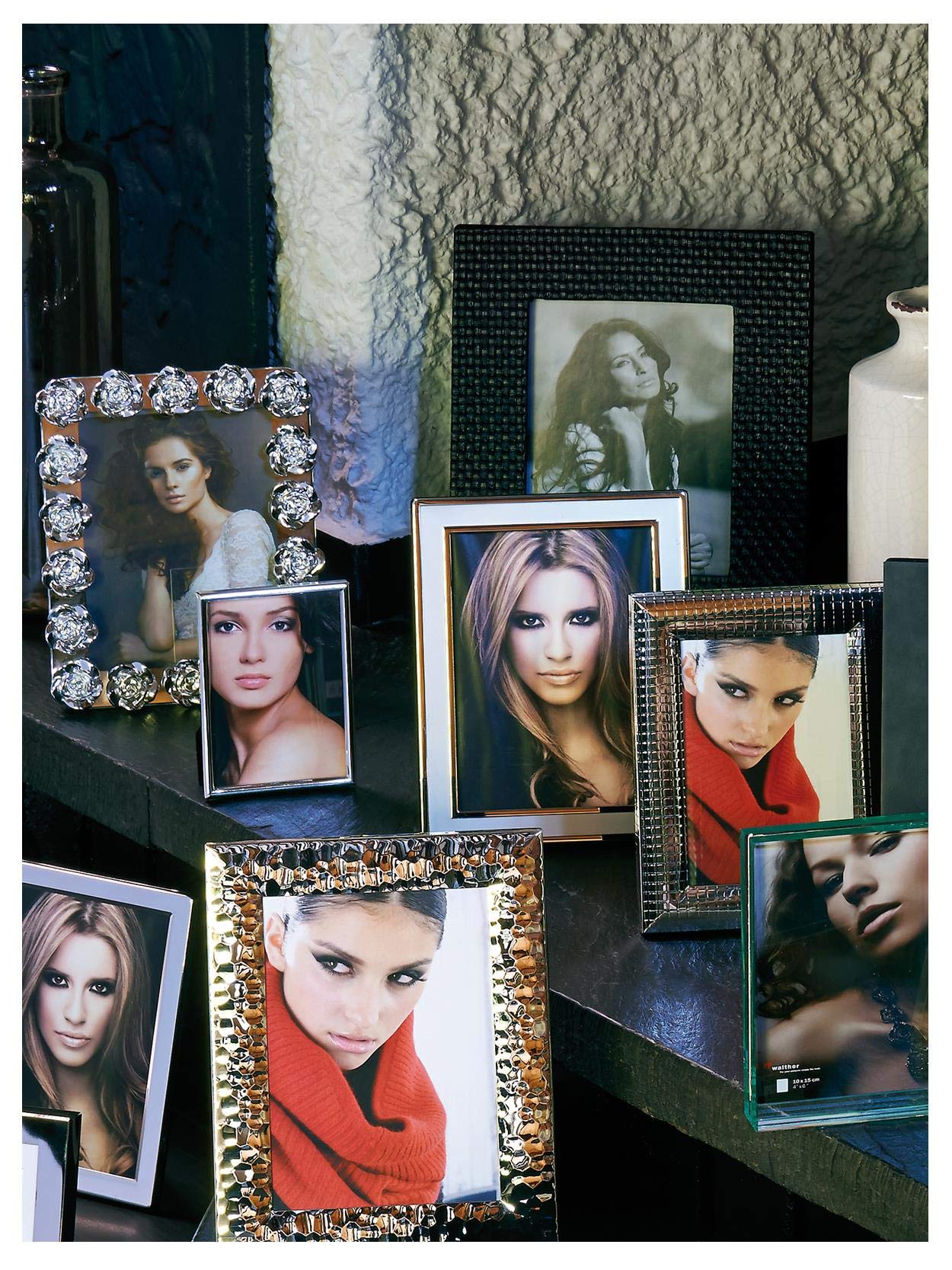 walther design Louna cadre photo 13x18 cm argenté