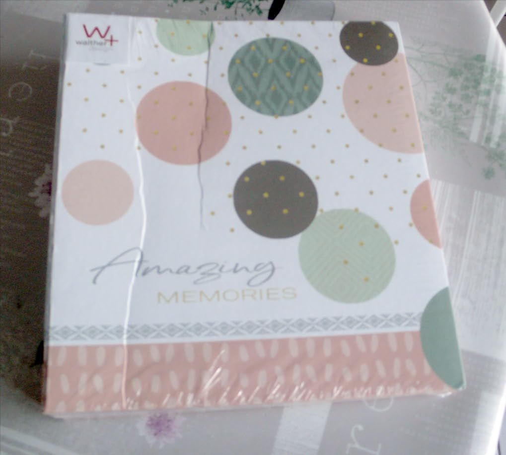 walther design Amazing Memories MX-485-R album photo rose saumon 30x30 cm