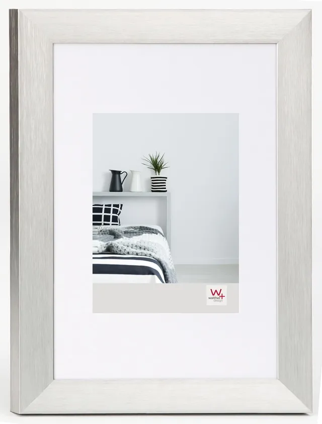 Walther Design Aluline AL040S cadre photo 30x40 cm argent aluminium