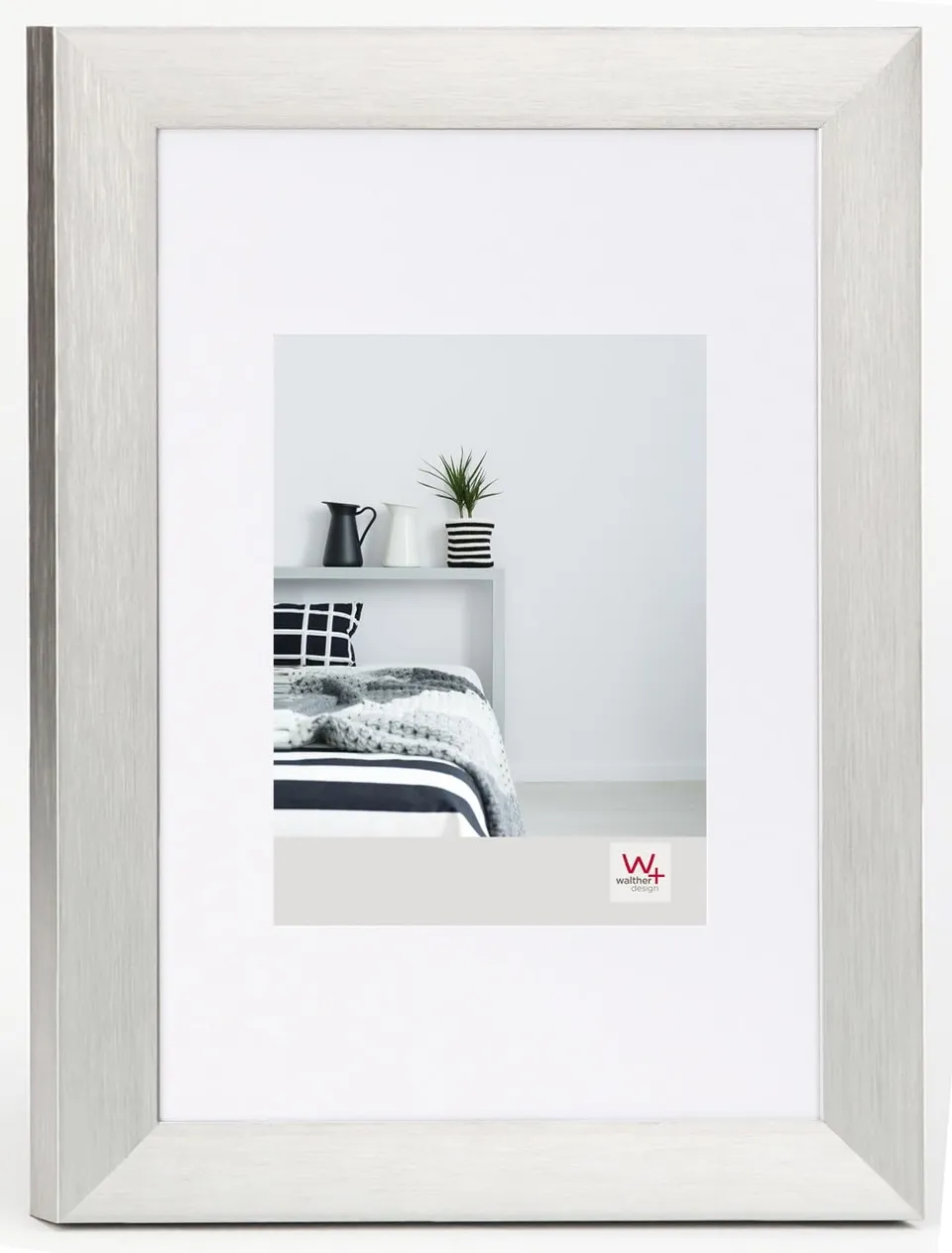 Walther Design Aluline AL040S cadre photo 30x40 cm argent aluminium