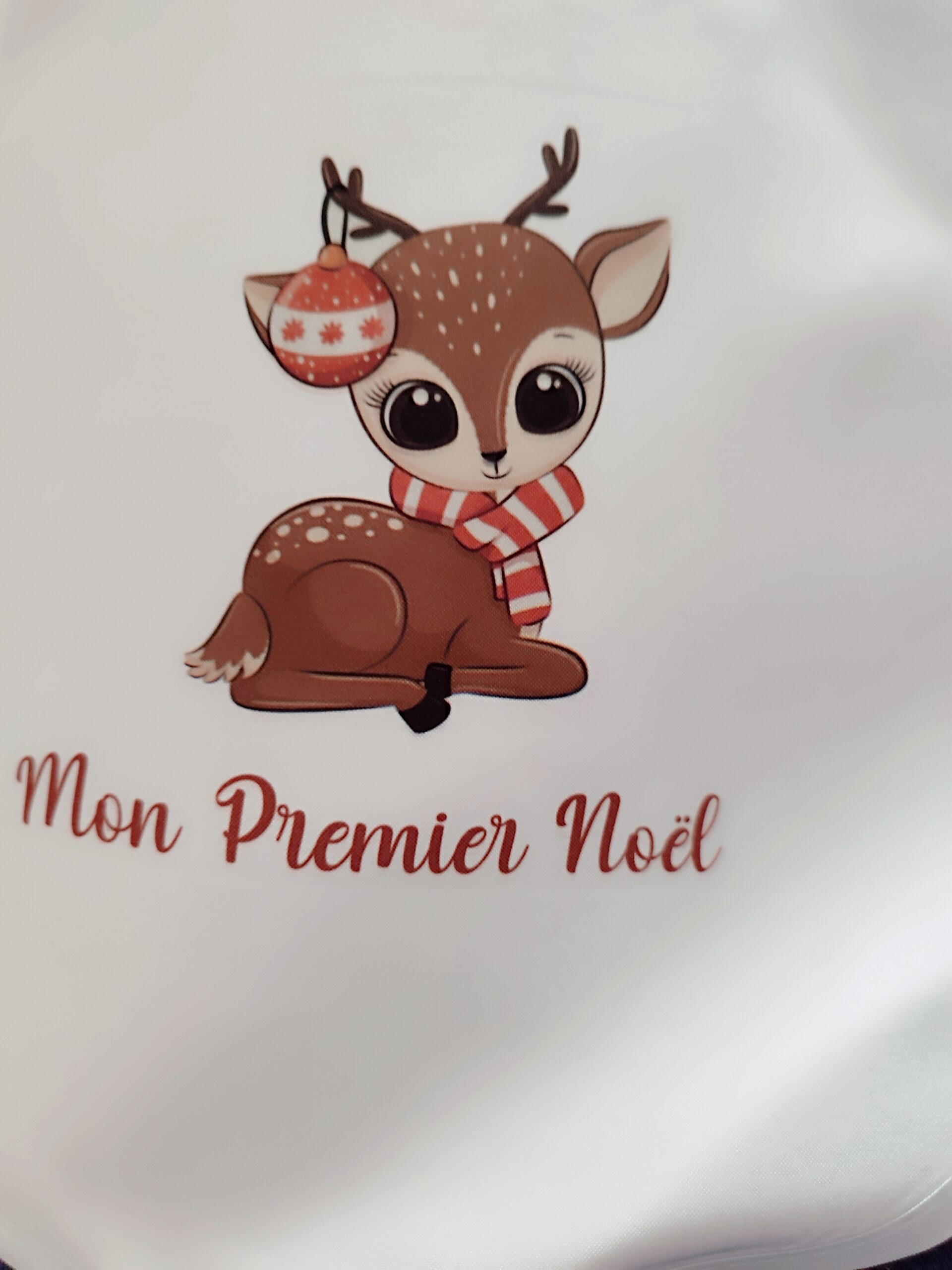 Creat'Angel coffret premier noël biche prénom