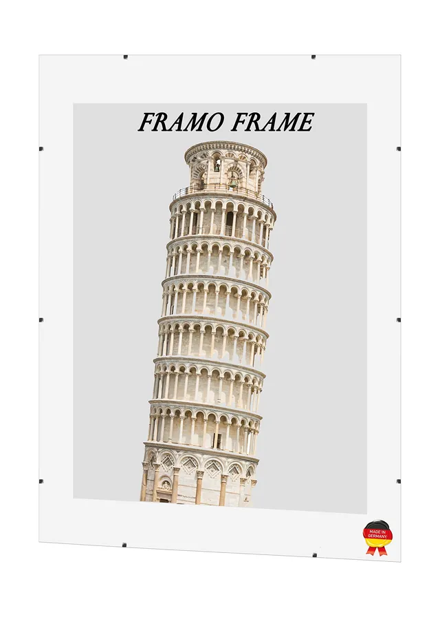 FRAMO cadre clip porte-photo 75x98 cm verre antireflet