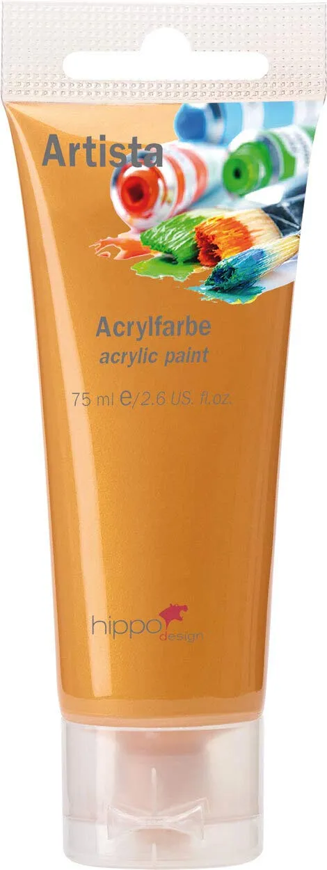Walther Design peinture acrylique dorée 75 ml