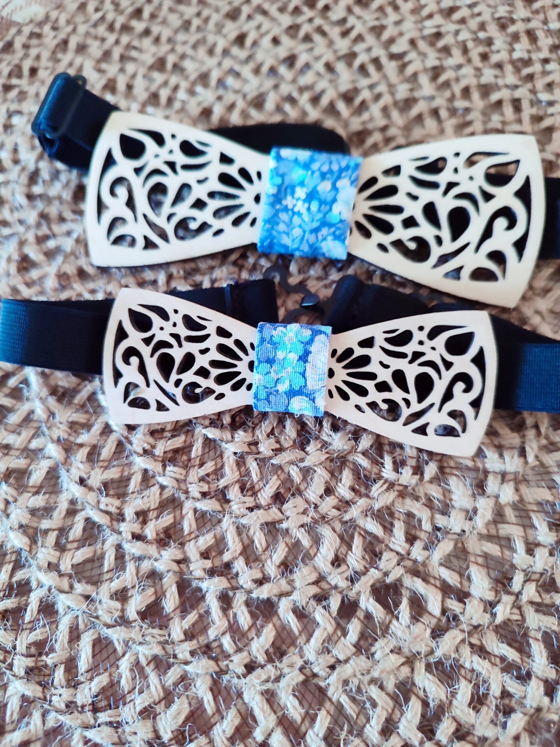 Creat’Angel noeud papillon adulte en bois ajustable