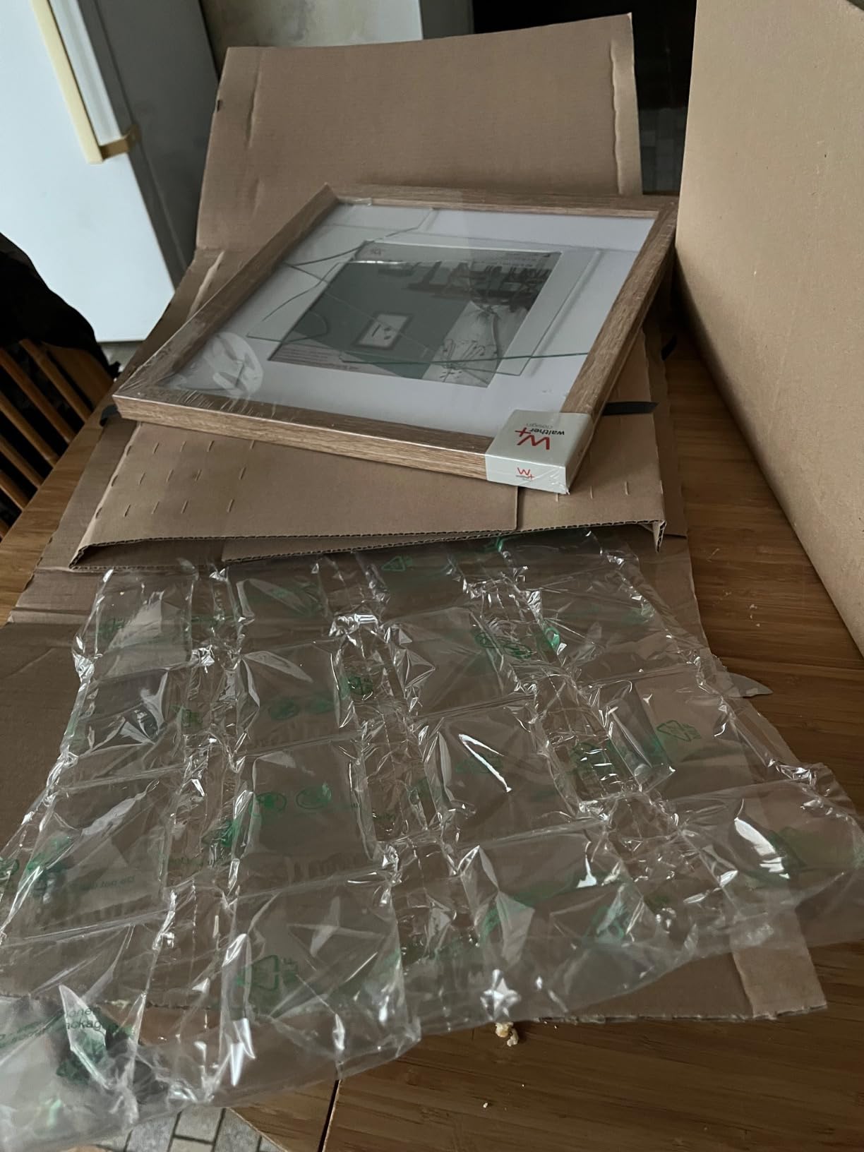 walther design Fiorito EF220P cadre photo bois chêne foncé 20x20