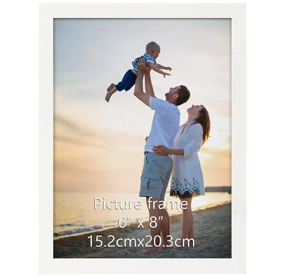 EYMPEU cadre photo 20x25 cm blanc prêt à accrocher