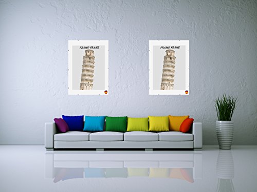 FRAMO cadre clip porte-photo 75x98 cm verre antireflet