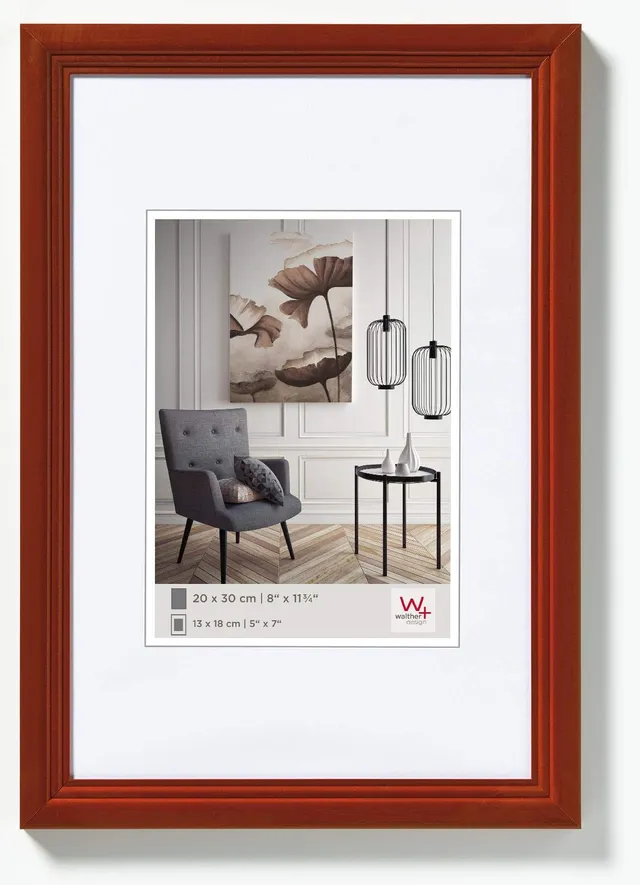 walther design Living cadre bois noisette 18x24 cm HY824P