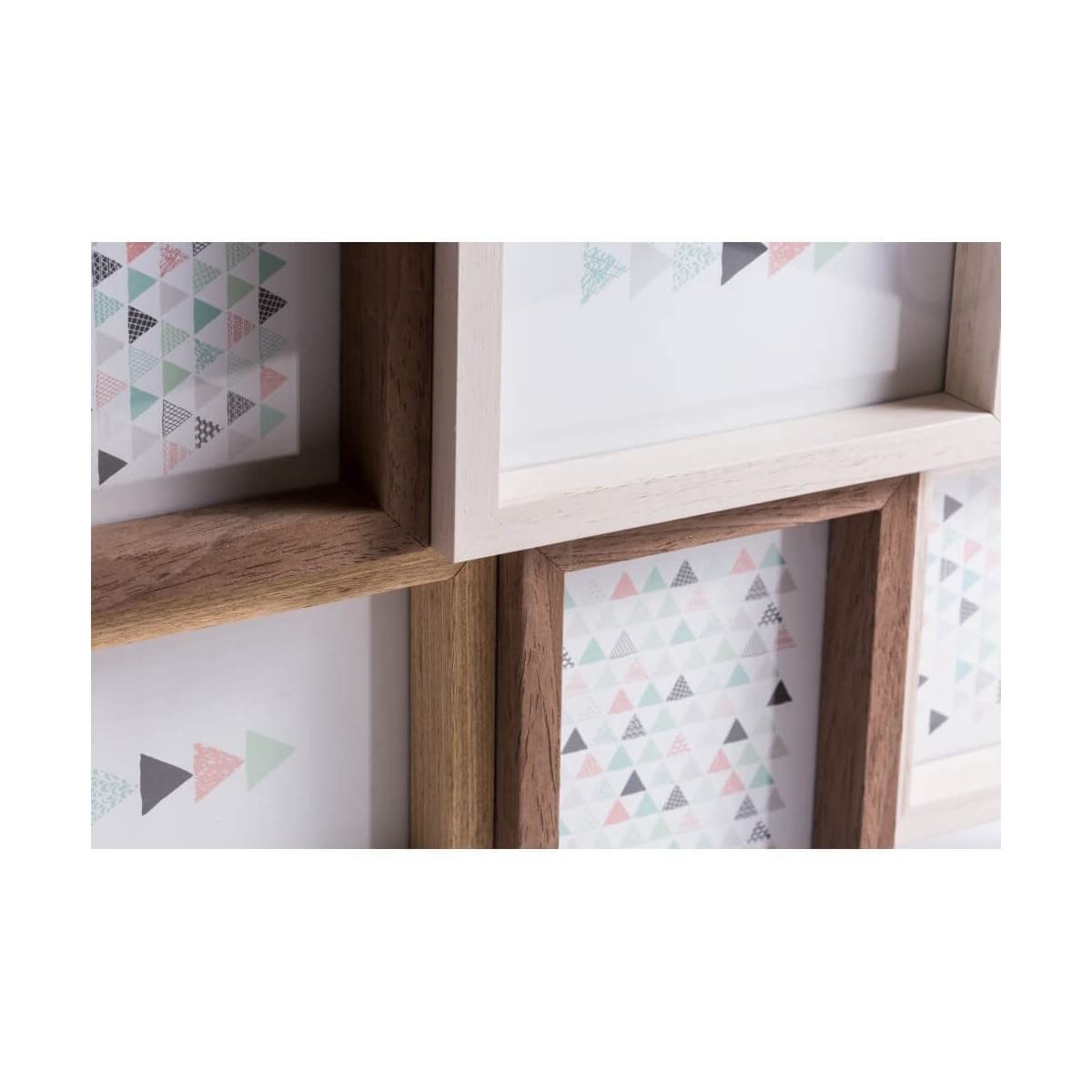 Ceanothe Scandi 34546 cadre multi-vues bois naturel 9 vues