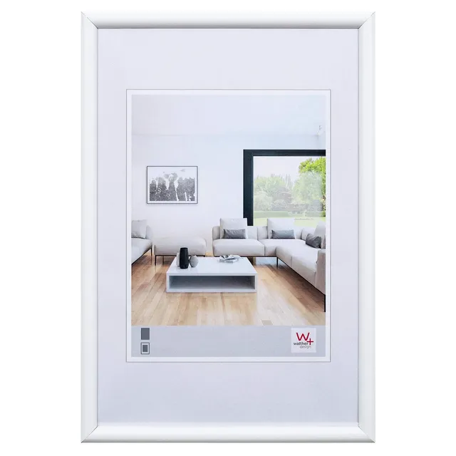 walther design Bozen HZ015V cadre bois 10x15 blanc polaire