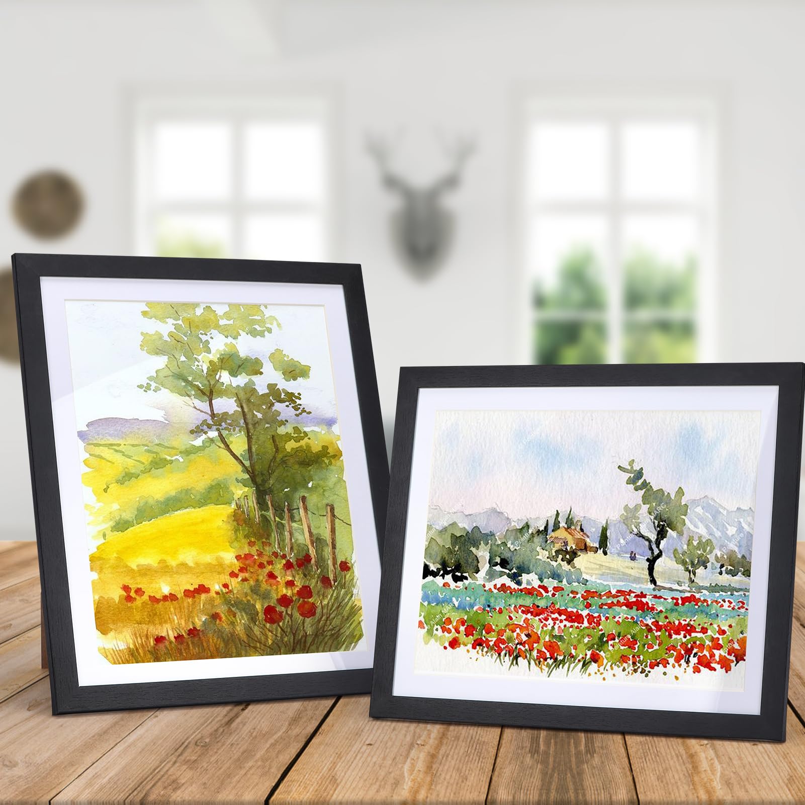 EYMPEU lot 15 cadres photo 22,9x27,9 cm noir passe-partout