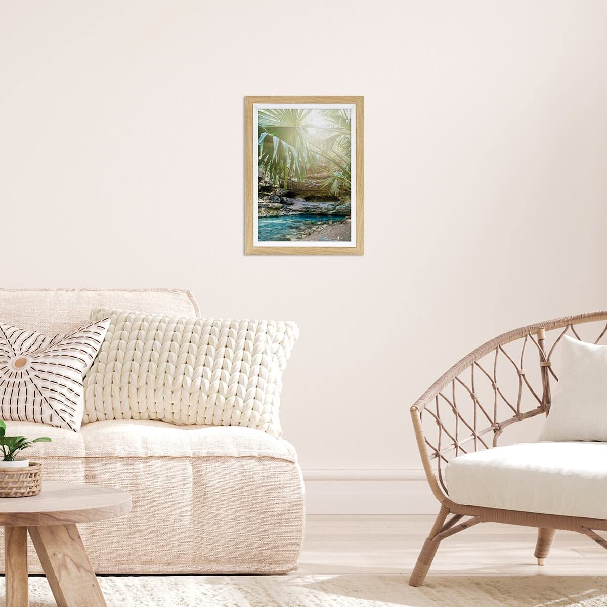 Ceanothe Actual cadre photo 20x30 cm A4 brut blanc incassable
