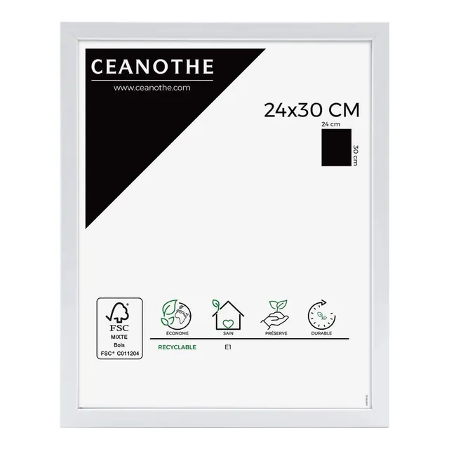 Ceanothe Brio 130073 River cadre photo 24x30 cm blanc