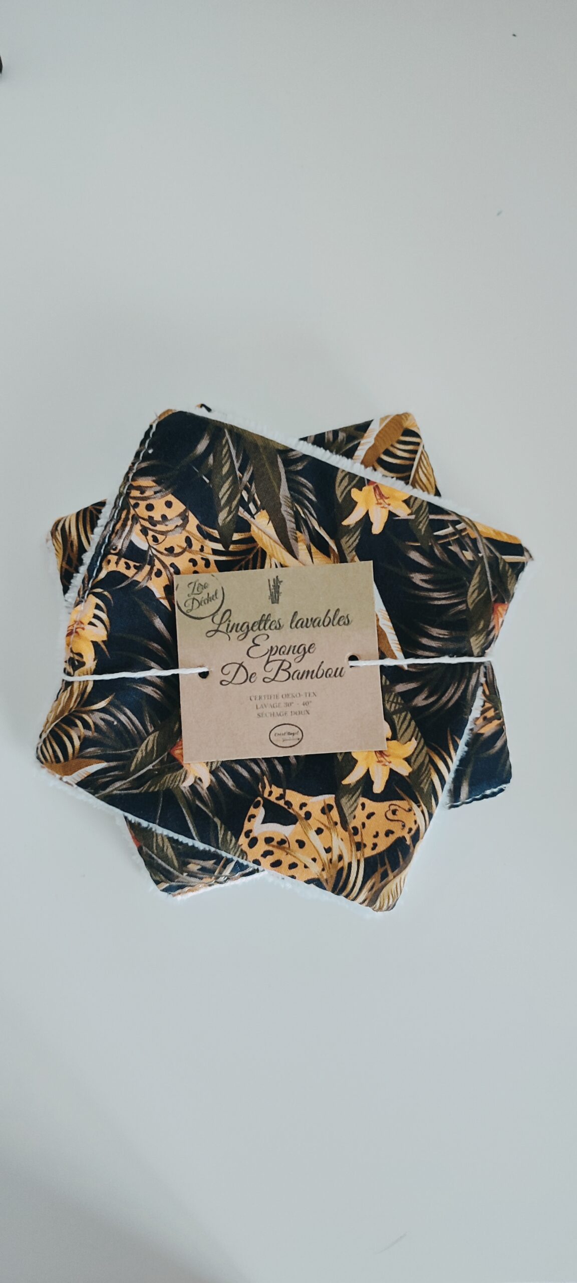 Creat’Angel Lingettes démaquillantes safari lot 5 coton