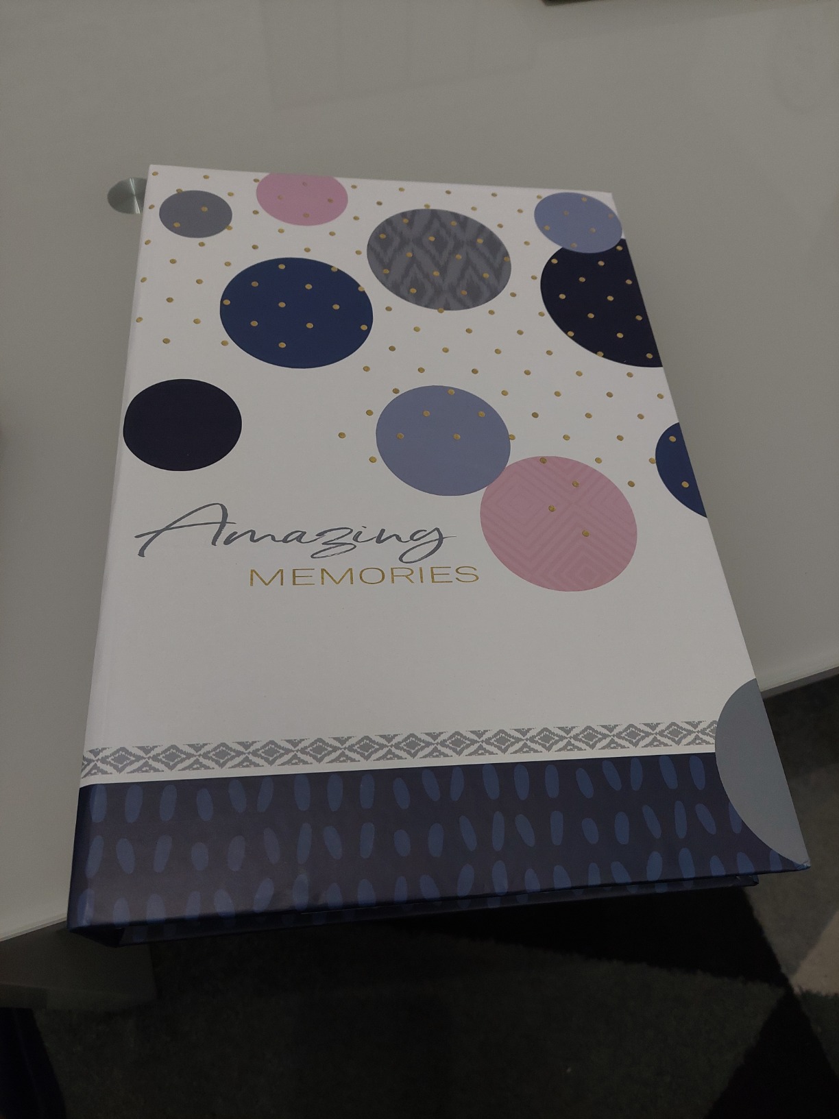 walther design Amazing Memories MX-485-R album photo rose saumon 30x30 cm