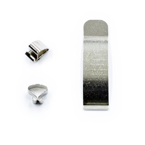 Ceanothe Brio pinces sous-verre acier 20 mm lot de 6
