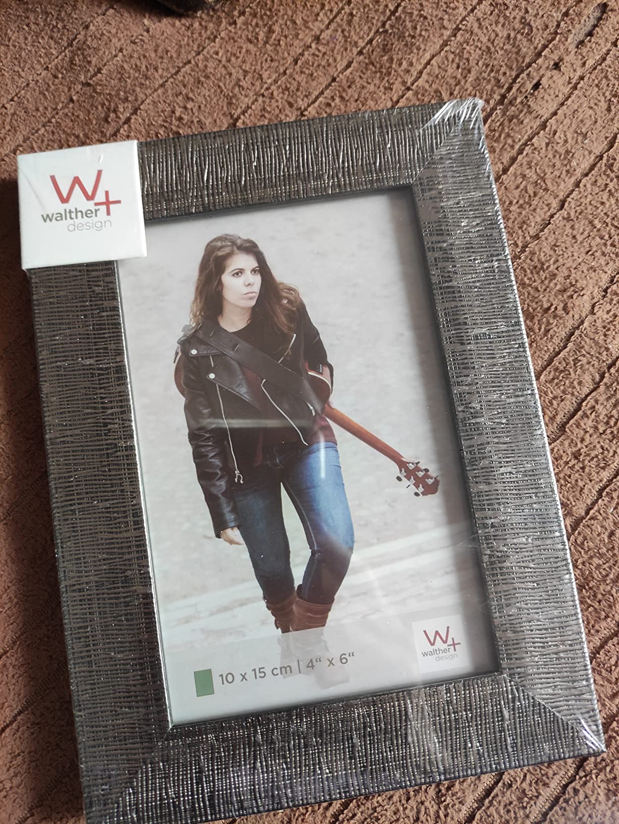 walther design Elaine EI01B cadre photo 10x15 cm noir brillant