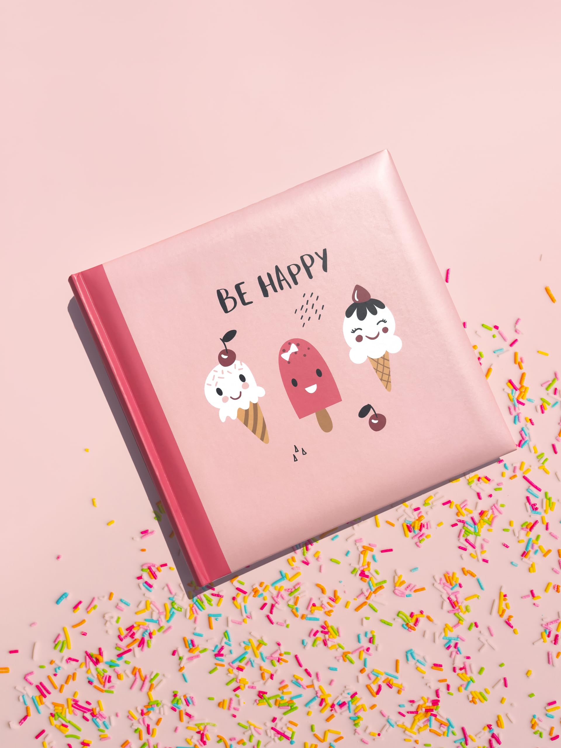 walther design Be Happy FA-281-2 album photo enfant rose 26x25 cm