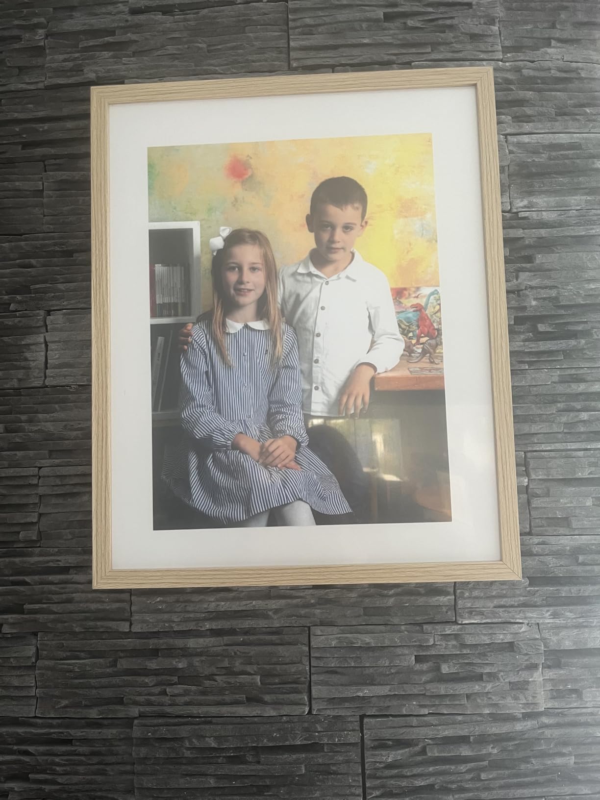 walther design Fiorito EF220P cadre photo bois chêne foncé 20x20