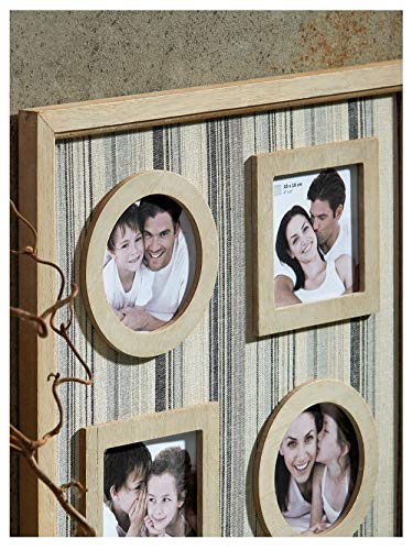Walther Design Milan QF110H cadre photo beige 4x10x10 cm coeurs