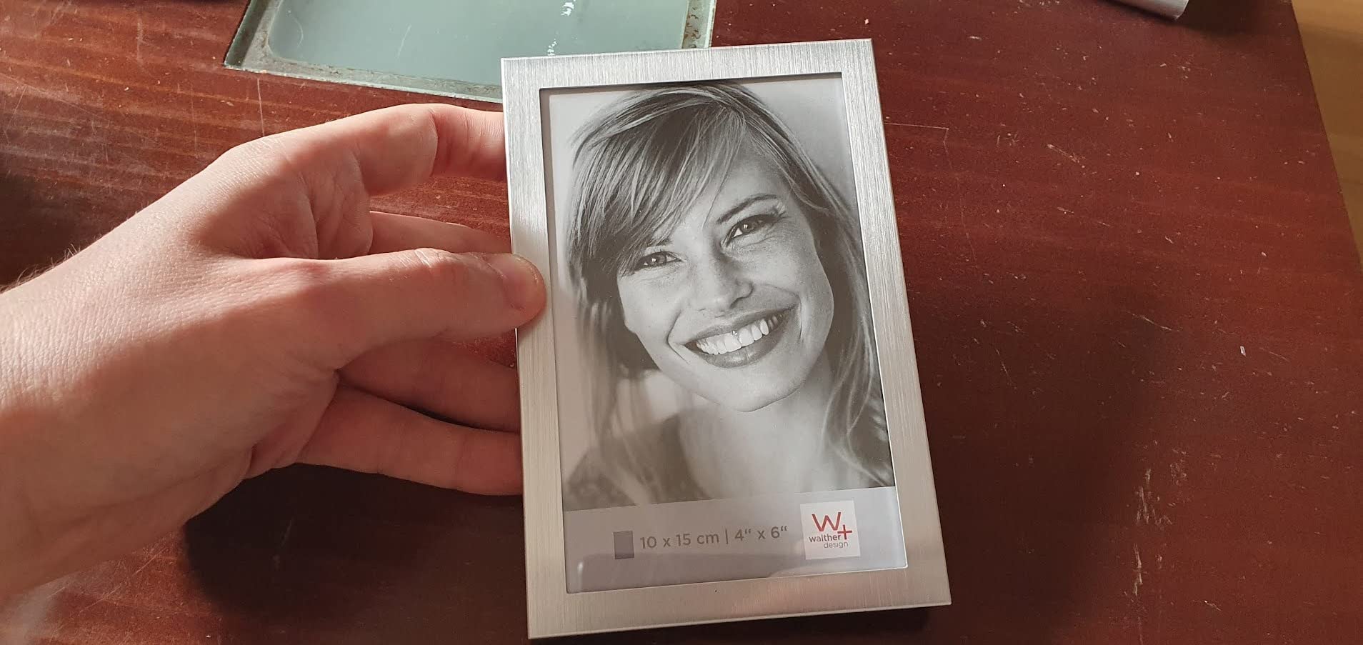 walther design Karla BT318T cadre photo argent 13x18 cm métal