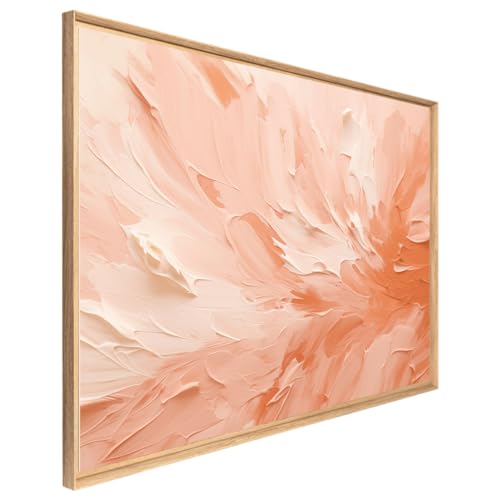 Ceanothe Art Texturé tableau encadré 65x97 cm mat