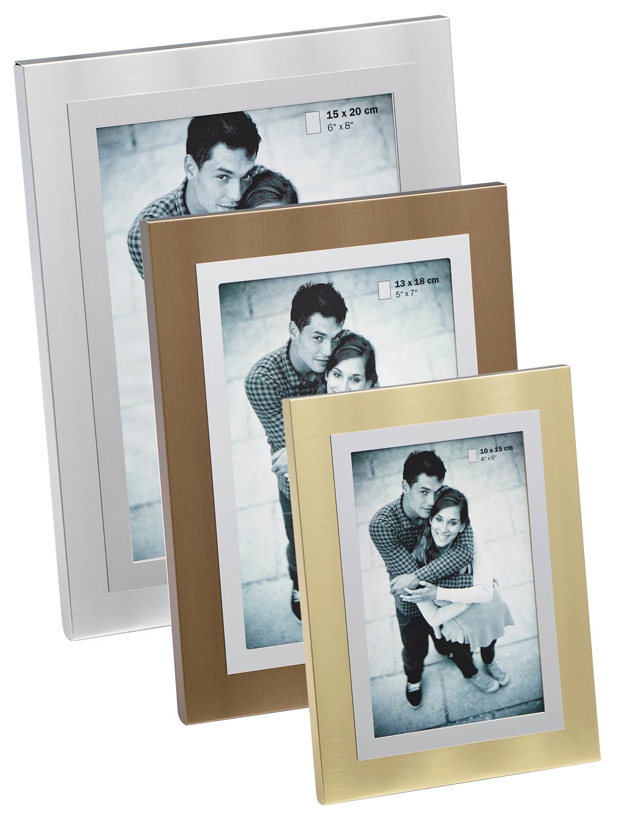 walther design Luan PY318C cadre portrait 13x18 champagne