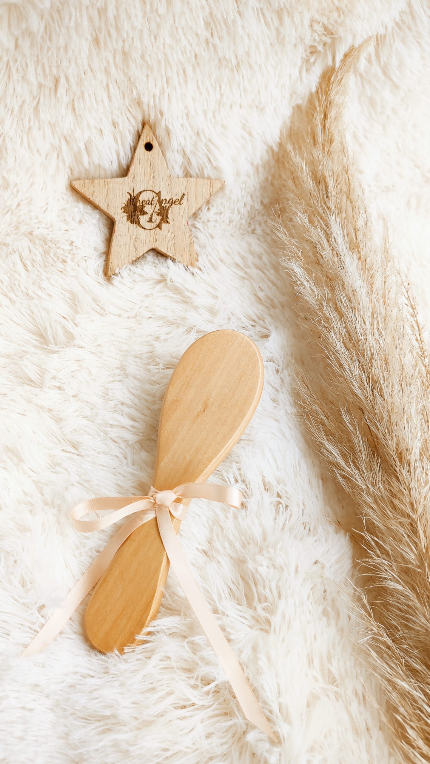 Creat’Angel brosse cheveux bébé hêtre 15 cm