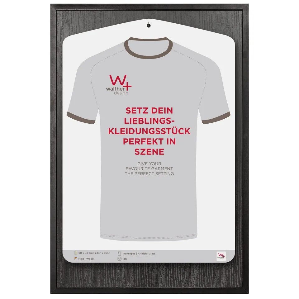 walther design Stockholm EA690B cadre maillot 60x90 cm noir